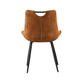 Interiax Chaise de salle à manger Alix Velvet Gold