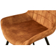 Interiax Chaise de salle à manger Alix Velvet Gold