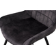Interiax Chaise de salle à manger Alix Velvet Grey