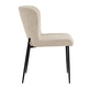 Interiax Eetkamerstoel Flo BouclÃ© Beige