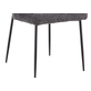 Interiax Chaise de salle à manger Flo Bouclé Gris foncé