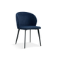 Interiax Eetkamerstoel Livia Stof Blauw