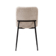 Interiax Chaise de salle à manger Mona Bouclé Beige
