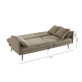 Interiax Slaapbank 'Saar' Beige