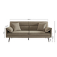 Interiax Slaapbank 'Saar' Beige