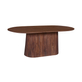 Interiax Eettafel 'Camille' Ovaal 200 cm - Mangohout Bruin - 200x100x76 cm