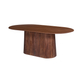Interiax Eettafel 'Camille' Ovaal 200 cm - Mangohout Bruin - 200x100x76 cm