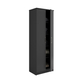 Interiax Armoire de rangement - Armoire 'Amelie' - 2 portes et 4 étagères | Anthracite | 180x80x40 cm
