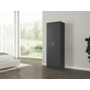 Interiax Armoire de rangement - Armoire 'Amelie' - 2 portes et 4 étagères | Anthracite | 180x80x40 cm