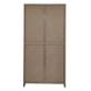 Interiax Opbergkast - Kledingkast 'Aurora' – 2 Deuren & 4 Legplanken | Sonoma Eik | 148x72x36 cm