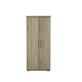 Interiax Kledingkast 'Mila' – 2 Deuren, 2 Lades, 1 Hanger & 3 Legplanken | Sonoma Eik | 183x80x52 cm