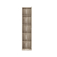 Interiax Opbergkast - Kledingkast 'Mila' - 1 Deur & 4 Legplanken | Sonoma Eik | 180x40x42 cm