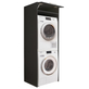 Interiax WASHWALL 'Mary' Armoire pour lave-linge Anthracite - Armoire pour sèche-linge - Avec armoire de rangement - 200x67.5x67.5 cm