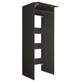 Interiax WASHWALL 'Mary' Armoire pour lave-linge Anthracite - Armoire pour sèche-linge - Avec armoire de rangement - 200x67.5x67.5 cm