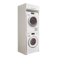 Interiax WASHWALL 'Mary' Armoire pour lave-linge blanc - Armoire pour sèche-linge - Avec meuble de rangement - 200x67.5x67.5 cm