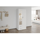 Interiax Kledingkast 'Lena' – 2 Deuren, 2 Lades, 1 Hanger, Spiegel & 1 Legplank | Wit | 185x80x52cm