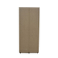 Interiax Kledingkast 'Lena' – 2 Deuren, 2 Lades, 1 Hanger, Spiegel & 1 Legplank | Wit | 185x80x52cm