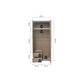 Interiax Kledingkast 'Lena' – 2 Deuren, 2 Lades, 1 Hanger, Spiegel & 1 Legplank | Sonoma Eik | 185x80x52cm