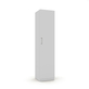 Interiax Opbergkast - Kledingkast 'Mila' - 1 Deur & 4 Legplanken | Wit | 180x40x42 cm