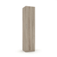 Interiax Opbergkast - Kledingkast 'Mila' - 1 Deur & 4 Legplanken | Sonoma Eik | 180x40x42 cm