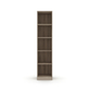 Interiax Opbergkast - Kledingkast 'Mila' - 1 Deur & 4 Legplanken | Sonoma Eik | 180x40x42 cm