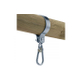 KBT schommelhaak rondom - ø 120mm - plaat 4mm