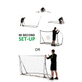 Quickplay Kickster Combo Goal En Rebounder 8 x 5