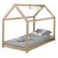 Kinderbed Huis 90x200 Naturel