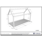 Kinderbed Huis 90x200 Wit
