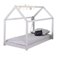 Kinderbed Huis 90x200 Wit