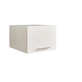Interiax WASHWALL 'Mary' Wasmachine Bovenkast Wit - Met 1 openslaande deur- 38x50x67.5 cm
