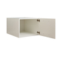 Interiax WASHWALL 'Mary' Wasmachine Bovenkast Wit - Met 1 openslaande deur- 38x50x67.5 cm