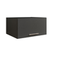 Interiax WASHWALL 'Mary' Wasmachine Bovenkast Antraciet - Met 1 Klepdeur Met Pomp- 38x67.5x67.5 cm