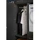 Interiax WASHWALL 'Mary' Armoire de rangement pour lave-linge Anthracite - Avec 3 étagères - 162x50x67.5 cm
