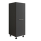 Interiax WASHWALL 'Mary' Armoire de rangement pour lave-linge Anthracite - Avec 3 étagères - 162x50x67.5 cm