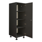 Interiax WASHWALL 'Mary' Armoire de rangement pour lave-linge Anthracite - Avec 3 étagères - 162x50x67.5 cm