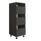 Interiax WASHWALL 'Mary' Wasmachine Wasmandkast Antraciet - Wassorteerkast - 162x50x67.5 cm