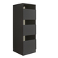 Interiax WASHWALL 'Mary' Wasmachine Wasmandkast Antraciet - Wassorteerkast - 162x50x67.5 cm