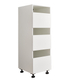 Interiax WASHWALL 'Mary' Armoire à panier à linge pour machine à laver Blanc - Armoire de tri de linge - 162x50x67.5 cm