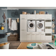 Interiax WASHWALL 'Mary' Wasmachine Bovenkast Wit - Met 1 openslaande deur- 38x50x67.5 cm