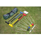 Lawn Croquet set 4 spelers in Handige Draagtas