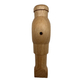 NORTH Voetbaltafelpoppen Naturel Set (van 11) Houten 16MM
