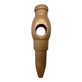 NORTH Voetbaltafelpoppen Naturel Set (van 11) Houten 16MM