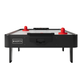 NORTH Blast Airhockeytafel Zwart/Wit 3FT