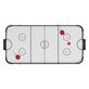 NORTH Arctic Airhockeytafel Zwart/Wit 4FT