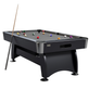 NORTH Gardone Pooltafel Zwart/Grijs 7FT