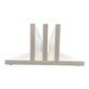 NORTH Afdekplaat Houder Pooltafel Hoogglans Wit (Voor 2 Tops)