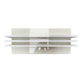 NORTH Afdekplaat Houder Pooltafel Hoogglans Wit (Voor 2 Tops)