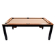 North Essence Zwart / Walnut 7FT Combi Pooltafel / Eettafel