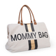 Childhome Mommy Bag Verzorgingstas - Ecru Strepen Zwart/Goud